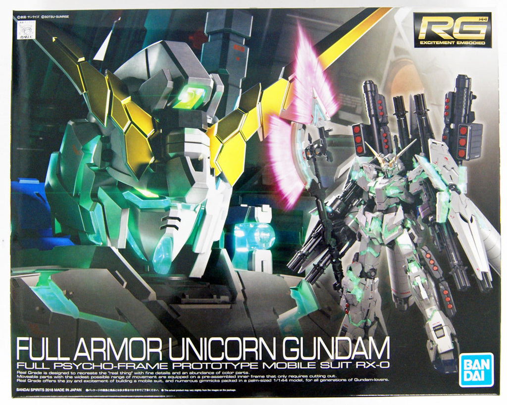 Mobile Suit Full Armor Gundam Unicorn RX-0 RG – Kobe Mini Mart