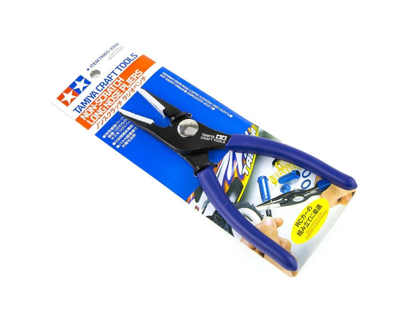 TAMIYA 74065 Craft Tools Non-Scratch Long Nose Pliers