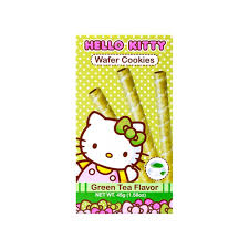 Hello Kitty Green Tea Wafer Cookies