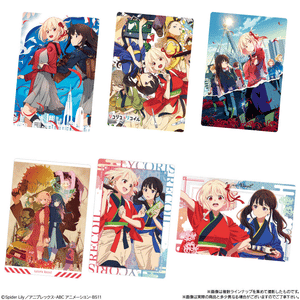 Lycoris Recoil Wafer with Cards