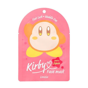 KIRBY Face Mask Pink Lush 1sheet (Waddle Dee)