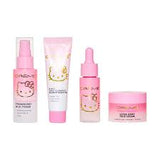 TCS SANRIO Hello Kitty Klean Beauty Skincare Essential 4pc Set with Travel Bag