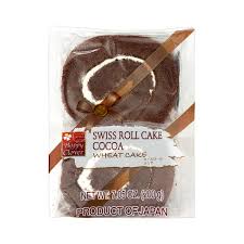 Happy Clover Swiss Roll Cake Chocolate