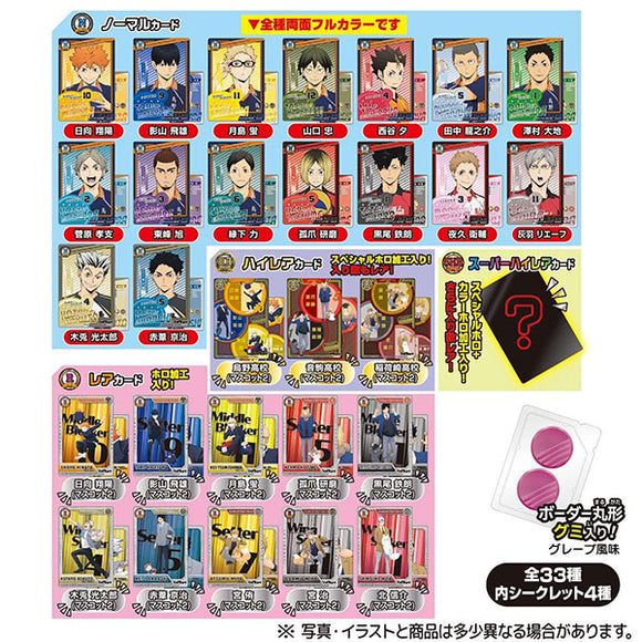 Haikyu Collectible Gum with Card Vol 2