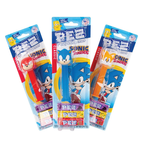 Pez Sonic The Hedgehog Blister Pack