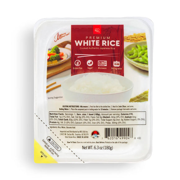 Iris Premium Japanese Cooked White Rice