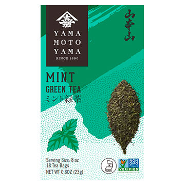 Yamamotoyama Mint Green Tea Bag Box