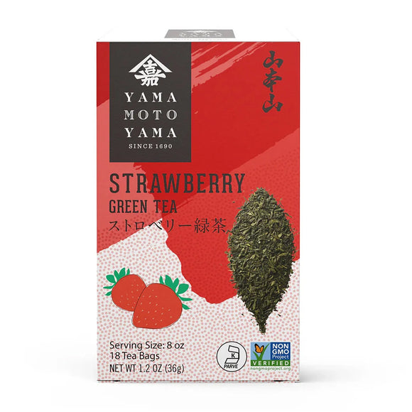 Yamamotoyama Strawberry Green Tea Bag Box