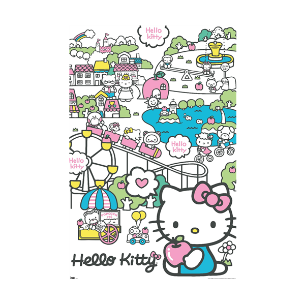 Hello Kitty Poster - Carnival – Kobe Mini Mart