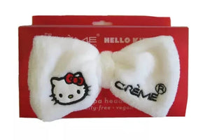 TCS SANRIO Hello Kitty Plush Spa Headband (Red&White)