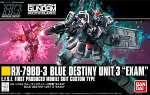 RX-79BD-3 Blue Destiny Unit 3 Exam EFSF First Produced Mobile Suit Custom Type Gundam