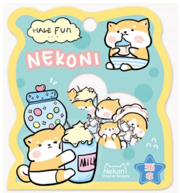 Nekoni Polar Bear Stickers